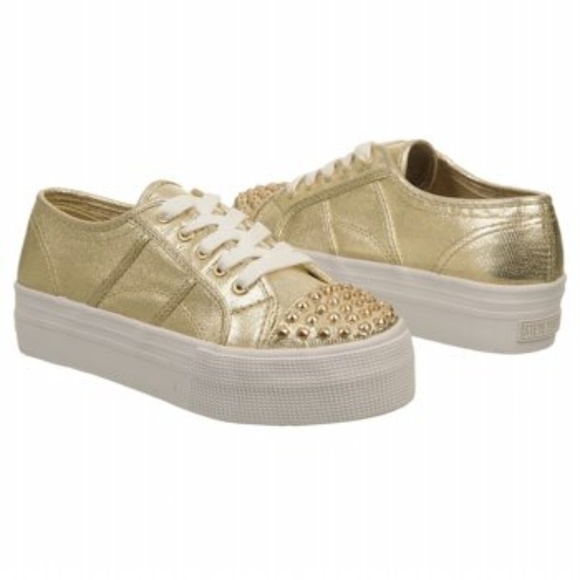 Steve Madden | Gold Platform Braady - Picture 1 of 8